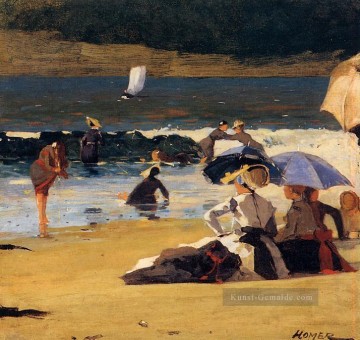 am Ufer Realismus Marinemaler Winslow Homer Ölgemälde
